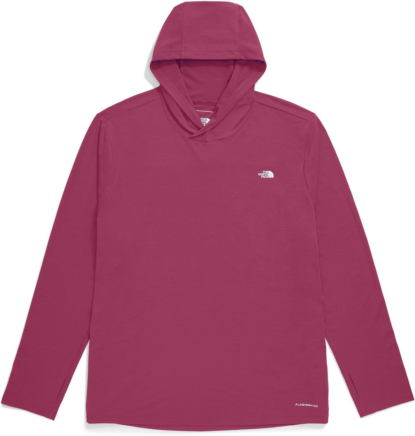 imageTHE NORTH FACE Mens Adventure Sun Hoodie Light amp Breathable With Upf 40 Sun Protection amp 3piece HoodCyber Berry