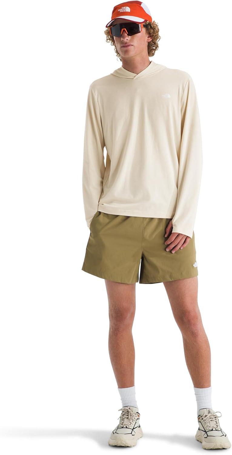 imageTHE NORTH FACE Mens Adventure Sun Hoodie Light amp Breathable With Upf 40 Sun Protection amp 3piece HoodDesert Stone