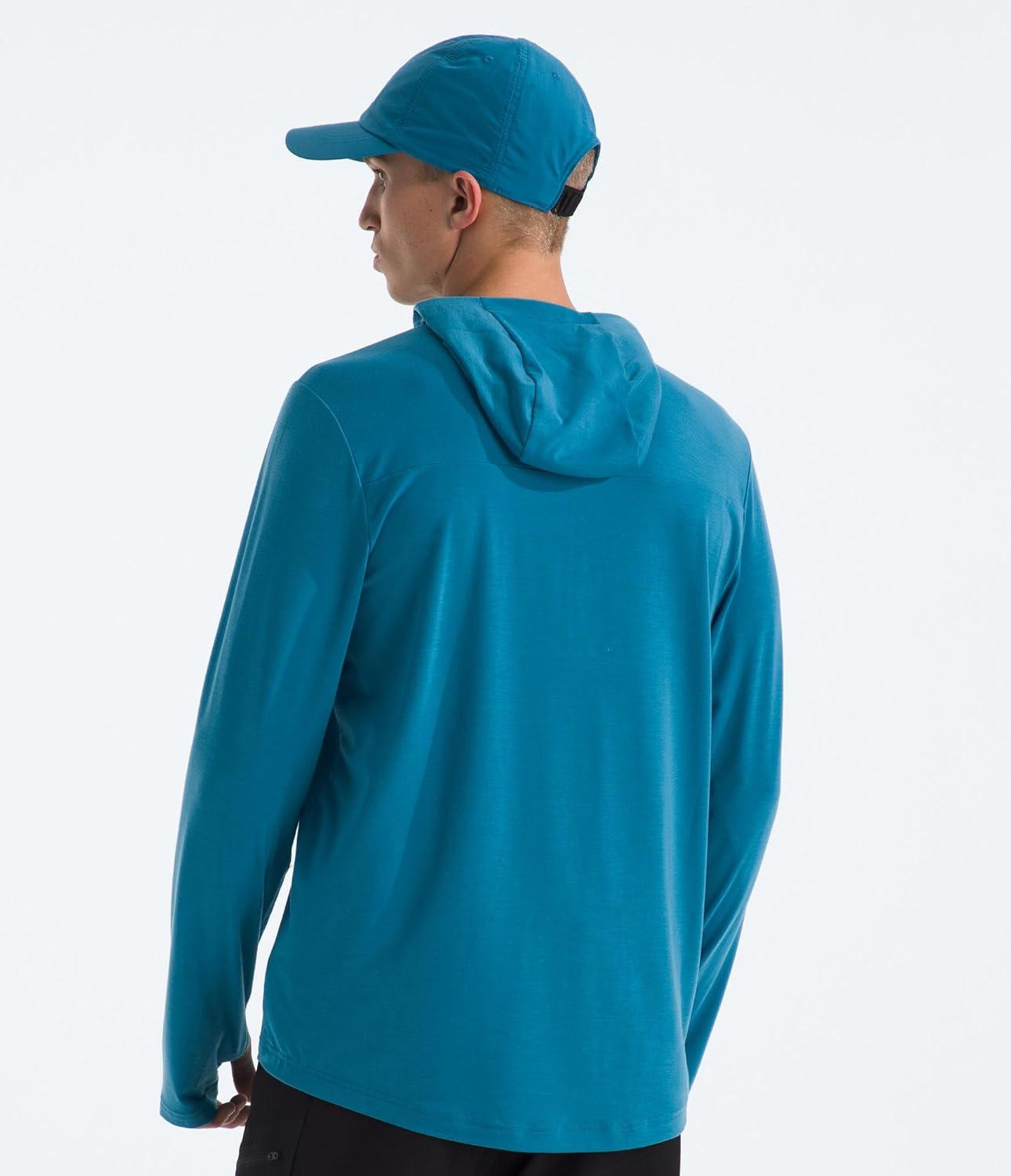 imageTHE NORTH FACE Mens Adventure Sun Hoodie Light amp Breathable With Upf 40 Sun Protection amp 3piece HoodDusk Blue