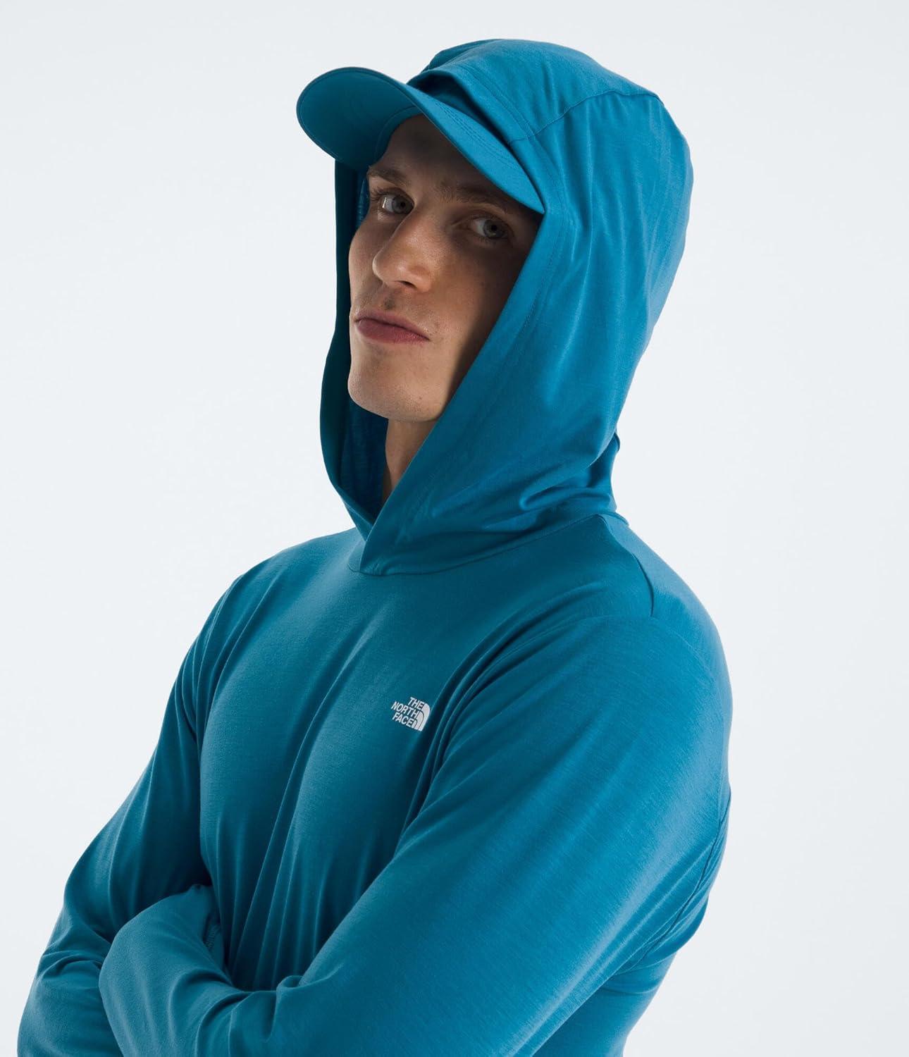 imageTHE NORTH FACE Mens Adventure Sun Hoodie Light amp Breathable With Upf 40 Sun Protection amp 3piece HoodDusk Blue