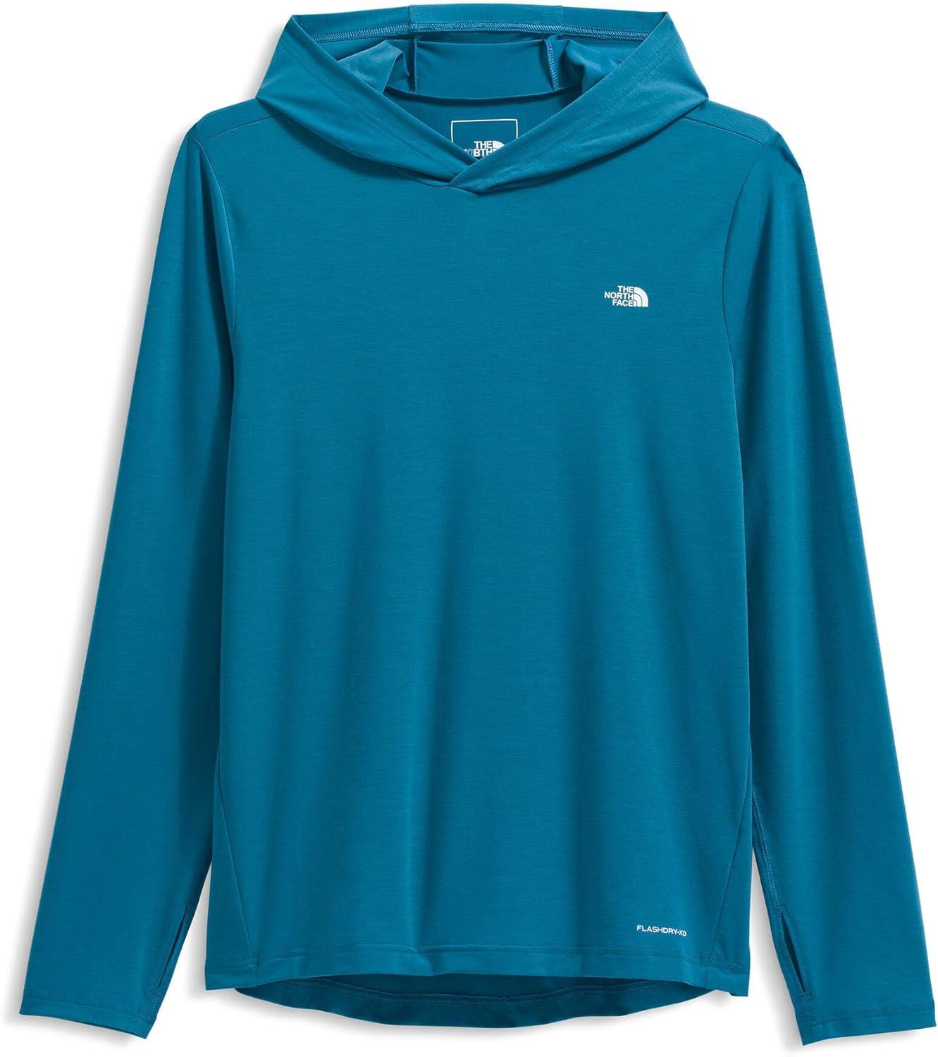 imageTHE NORTH FACE Mens Adventure Sun Hoodie Light amp Breathable With Upf 40 Sun Protection amp 3piece HoodDusk Blue