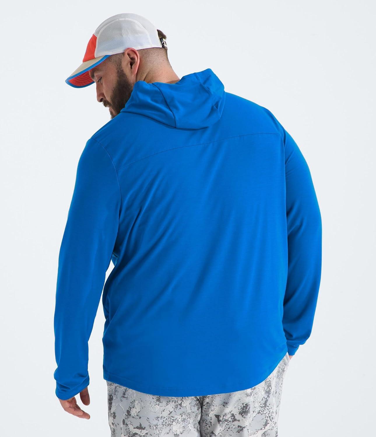 imageTHE NORTH FACE Mens Adventure Sun Hoodie Light amp Breathable With Upf 40 Sun Protection amp 3piece HoodHero Blue