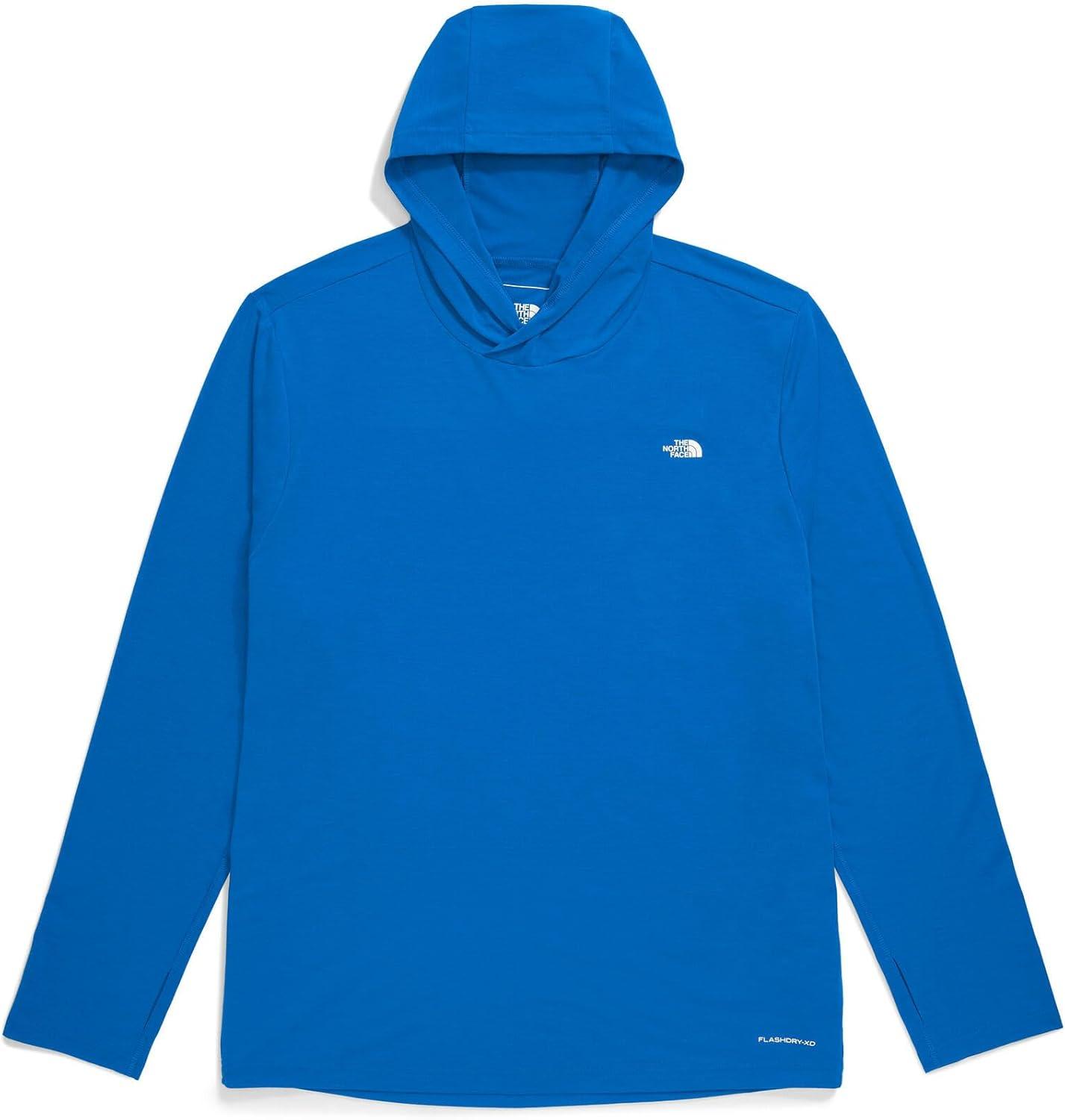 imageTHE NORTH FACE Mens Adventure Sun Hoodie Light amp Breathable With Upf 40 Sun Protection amp 3piece HoodHero Blue