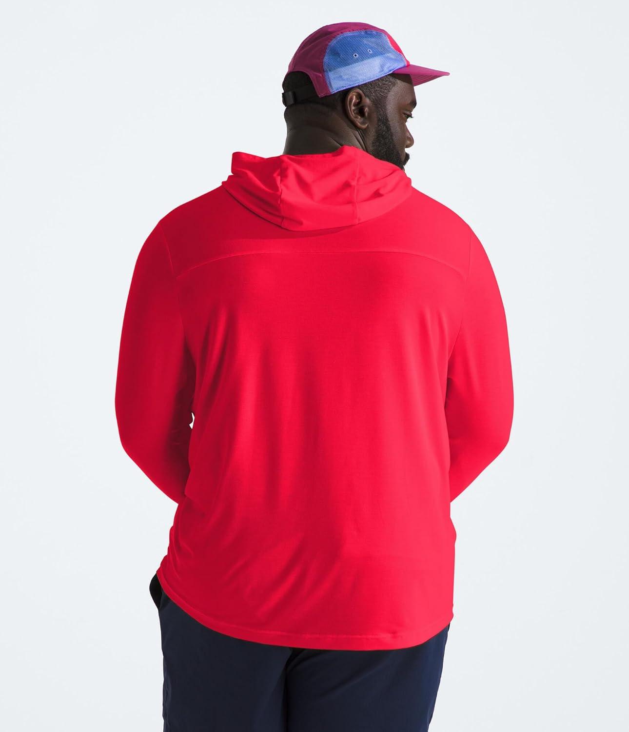 imageTHE NORTH FACE Mens Adventure Sun Hoodie Light amp Breathable With Upf 40 Sun Protection amp 3piece HoodHibiscus