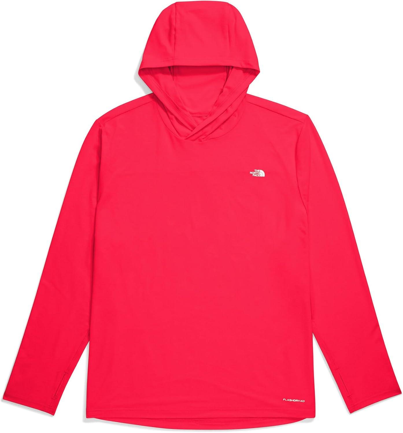 imageTHE NORTH FACE Mens Adventure Sun Hoodie Light amp Breathable With Upf 40 Sun Protection amp 3piece HoodHibiscus