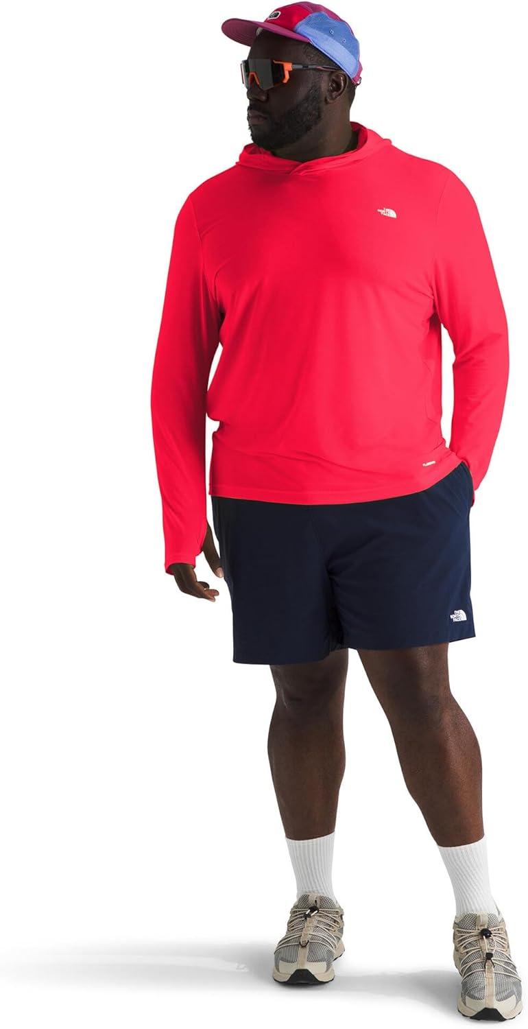 imageTHE NORTH FACE Mens Adventure Sun Hoodie Light amp Breathable With Upf 40 Sun Protection amp 3piece HoodHibiscus