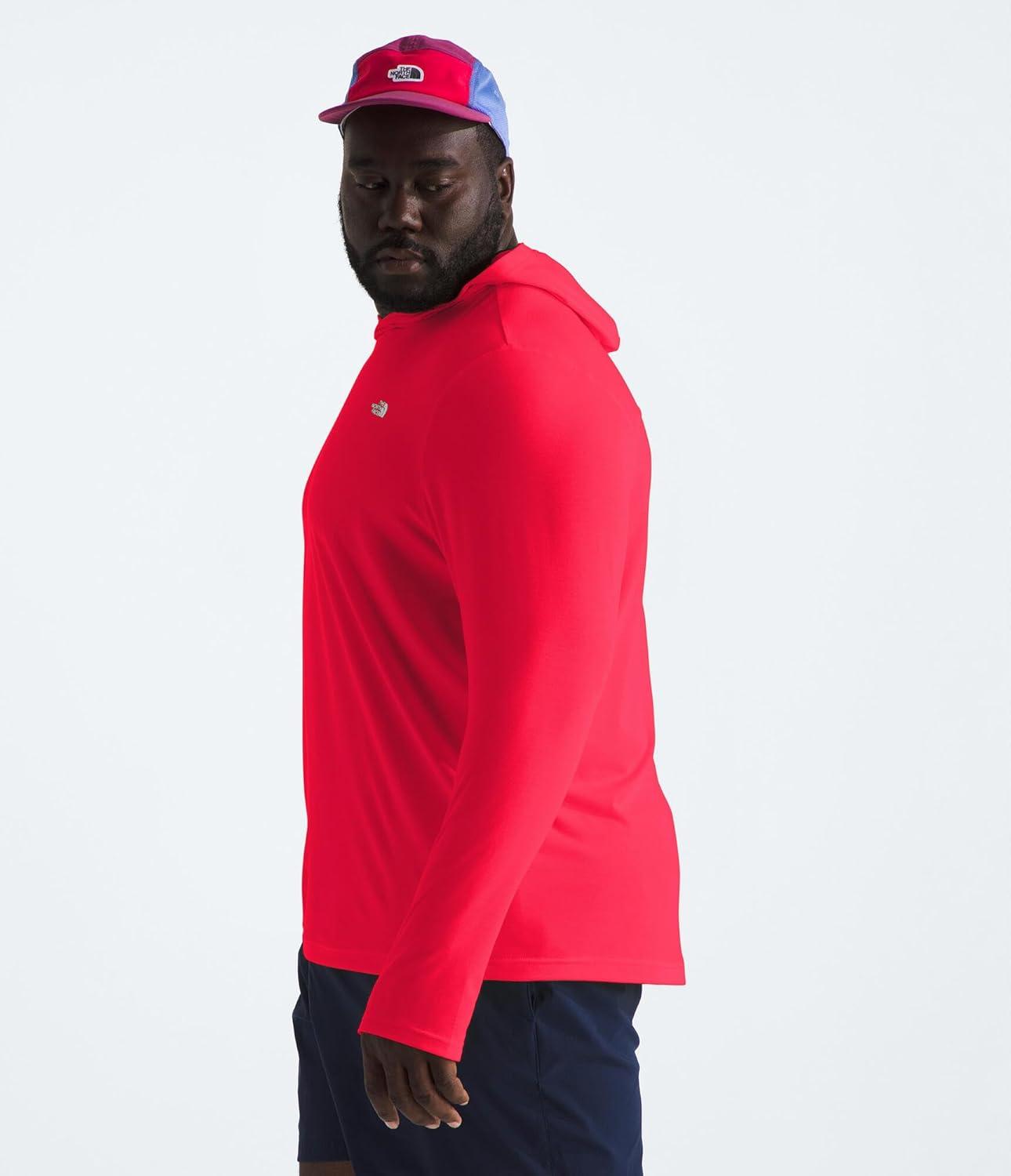 imageTHE NORTH FACE Mens Adventure Sun Hoodie Light amp Breathable With Upf 40 Sun Protection amp 3piece HoodHibiscus