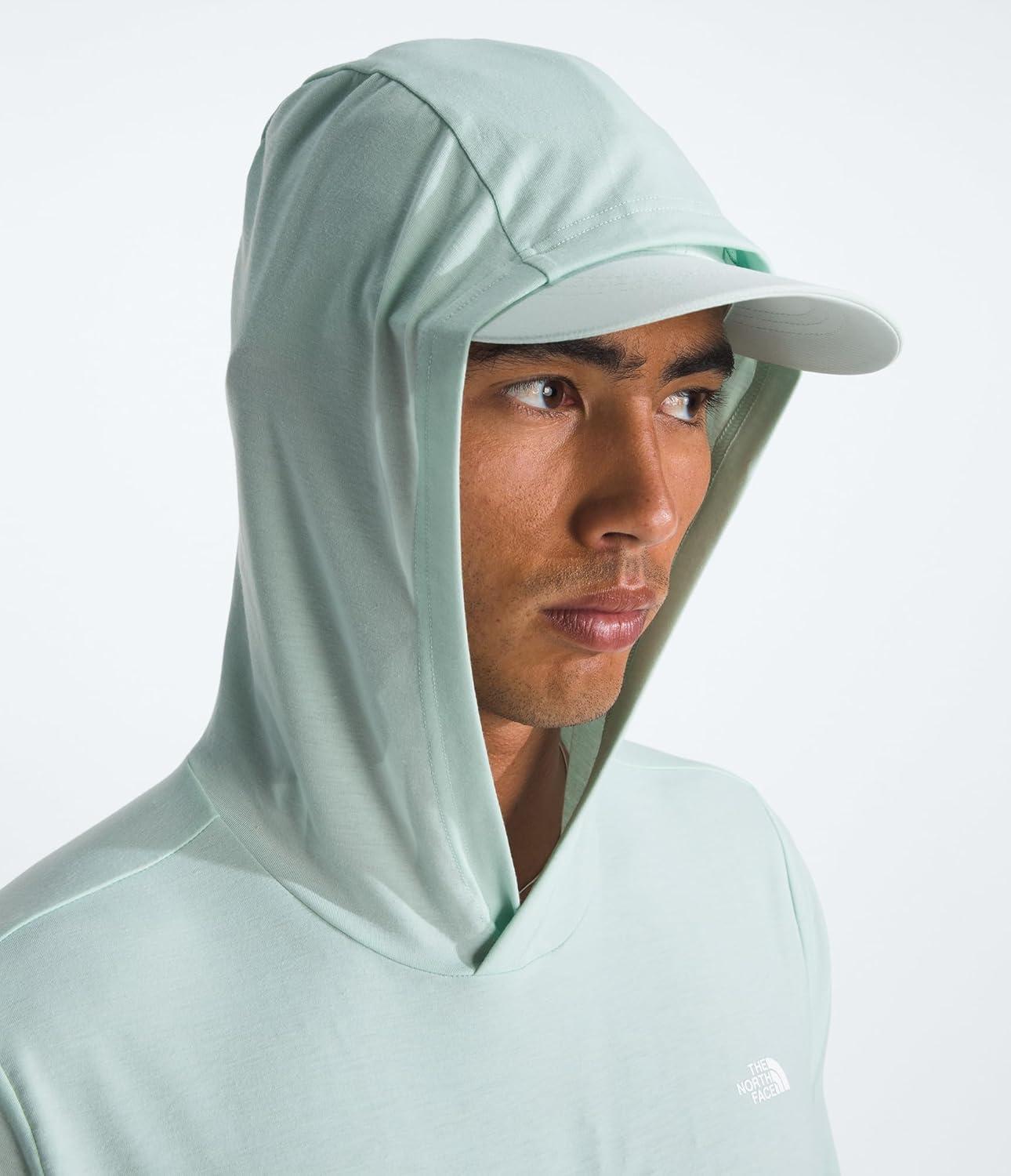 imageTHE NORTH FACE Mens Adventure Sun Hoodie Light amp Breathable With Upf 40 Sun Protection amp 3piece HoodOpal Frost