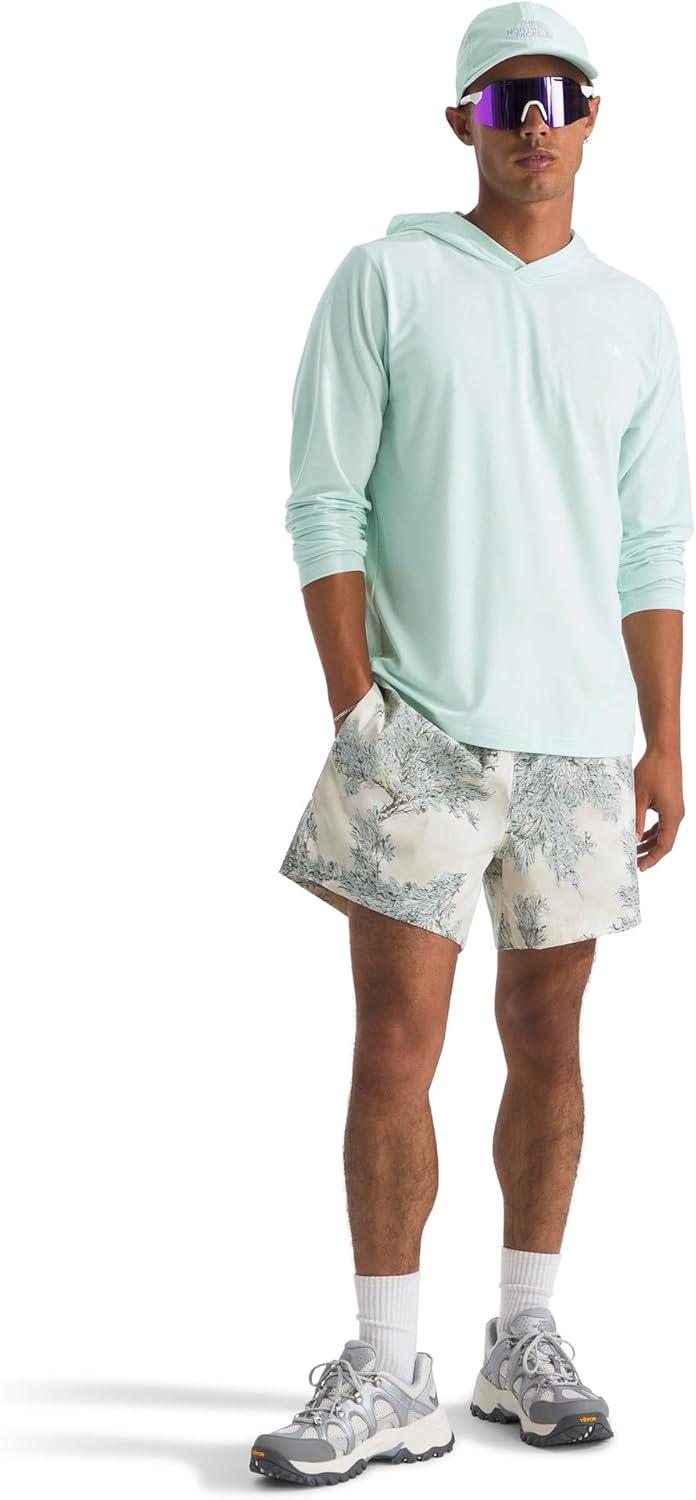imageTHE NORTH FACE Mens Adventure Sun Hoodie Light amp Breathable With Upf 40 Sun Protection amp 3piece HoodOpal Frost