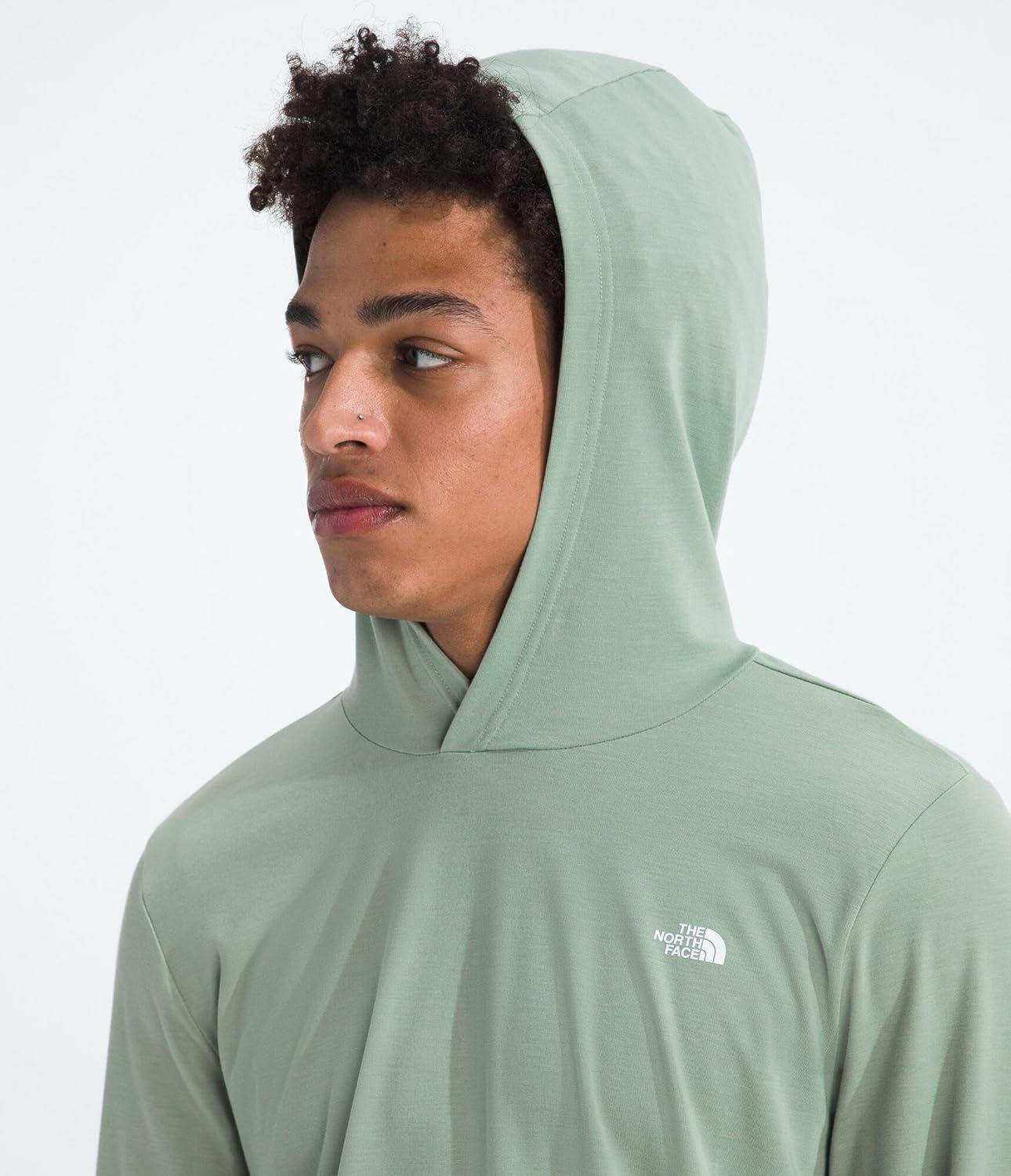 imageTHE NORTH FACE Mens Adventure Sun Hoodie Light amp Breathable With Upf 40 Sun Protection amp 3piece HoodSlate Moss
