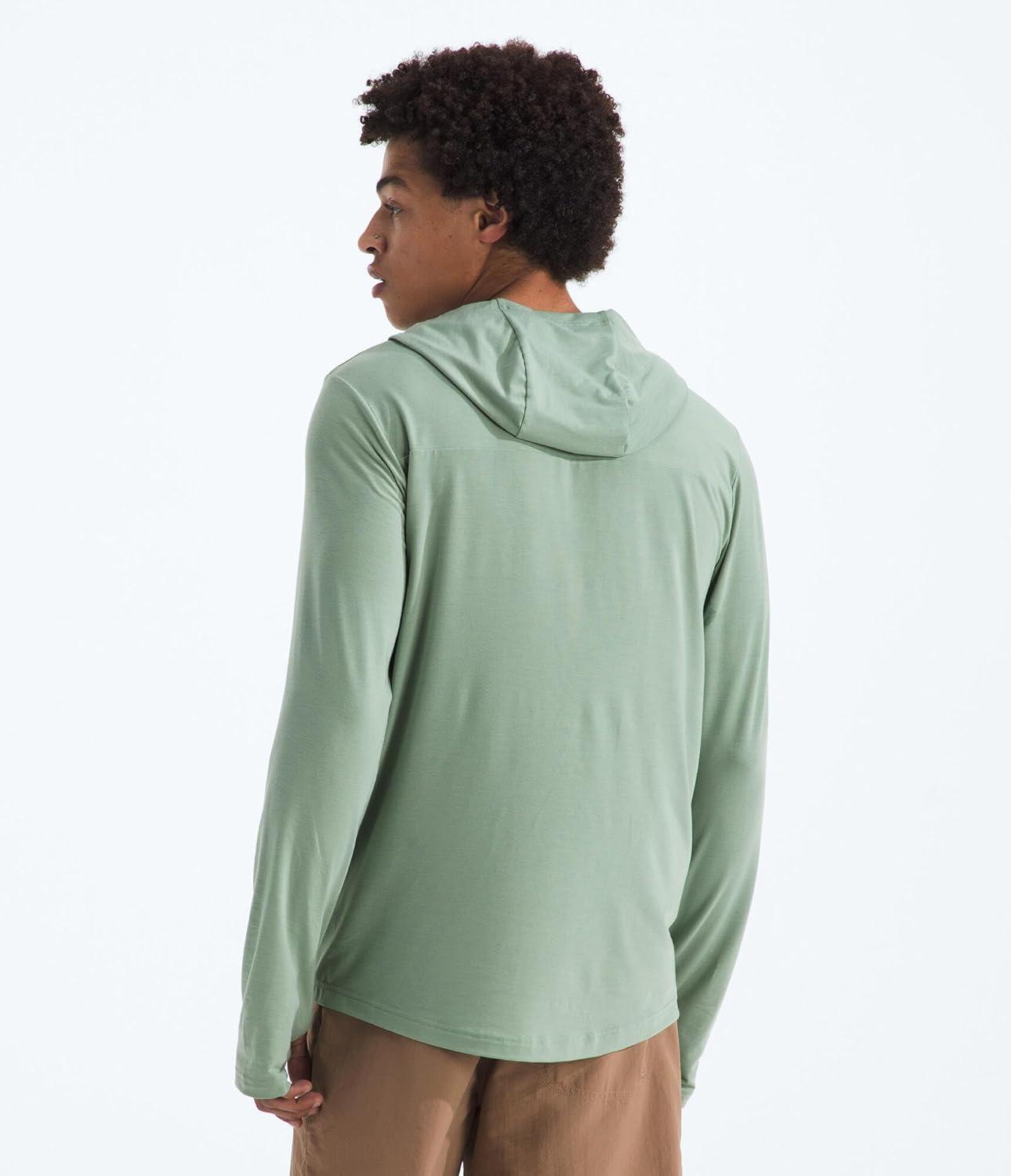 imageTHE NORTH FACE Mens Adventure Sun Hoodie Light amp Breathable With Upf 40 Sun Protection amp 3piece HoodSlate Moss