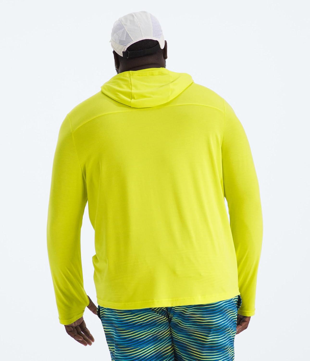 imageTHE NORTH FACE Mens Adventure Sun Hoodie Light amp Breathable With Upf 40 Sun Protection amp 3piece HoodSulphur Spring Green