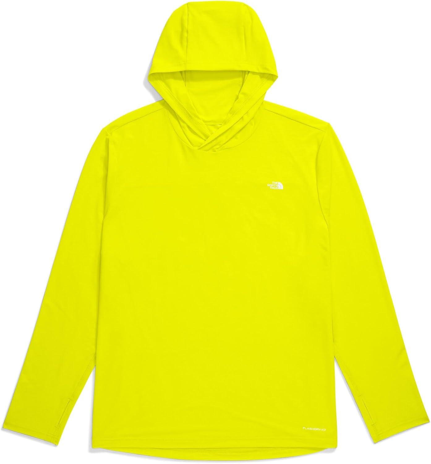 imageTHE NORTH FACE Mens Adventure Sun Hoodie Light amp Breathable With Upf 40 Sun Protection amp 3piece HoodSulphur Spring Green