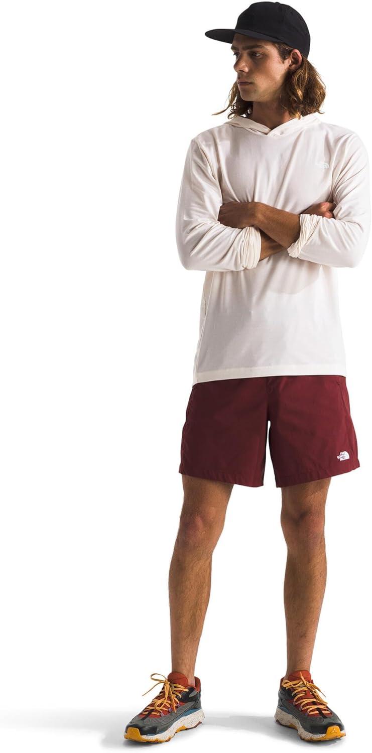 imageTHE NORTH FACE Mens Adventure Sun Hoodie Light amp Breathable With Upf 40 Sun Protection amp 3piece HoodWhite Dune