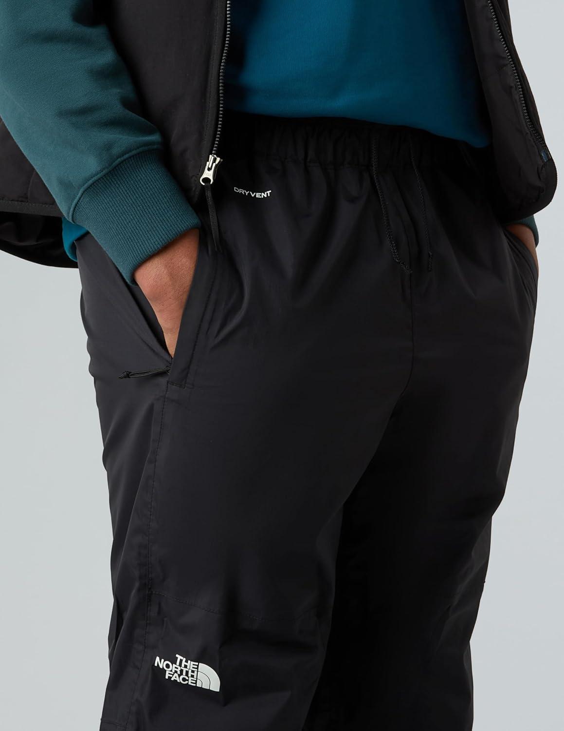imageTHE NORTH FACE Mens Antora Rain Pant Waterproof Breathable Seamsealed Adjustable Internal DrawcordTnf Blacknpf