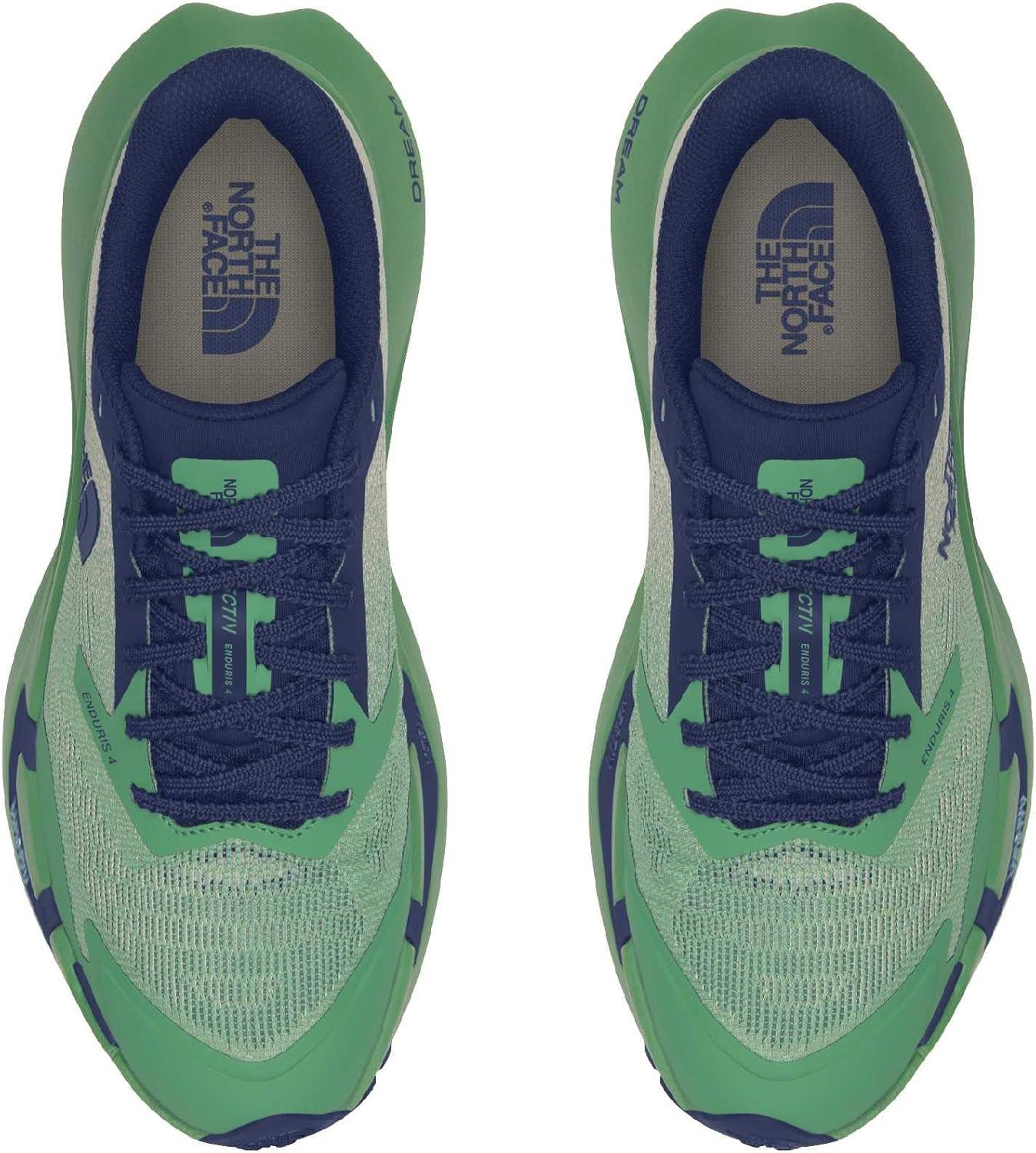 imageThe North Face Mens Vectiv Enduris 4 Trail Running Shoe CushionedDimmed AlgaeEagle Blue