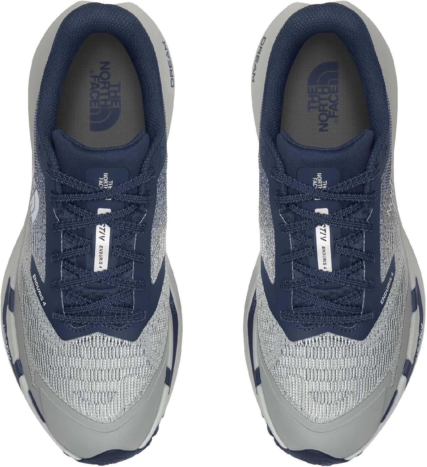 imageThe North Face Mens Vectiv Enduris 4 Trail Running Shoe CushionedGlacier GraySummit Navy