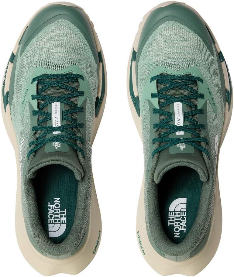 imageThe North Face Mens Vectiv Enduris 4 Trail Running Shoe CushionedGreen ClayDuck Green