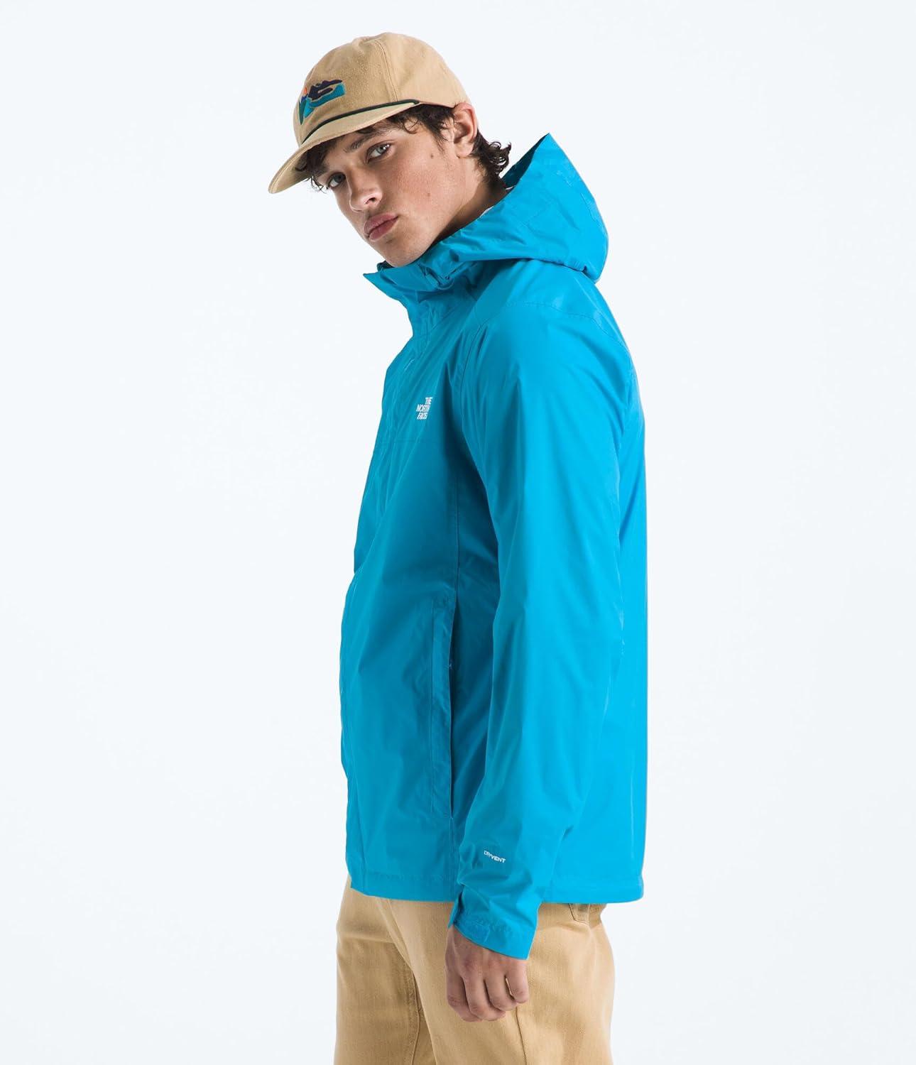imageThe North Face mens Venture 2 Jacket Waterproof amp Windproof Hooded Raincoat Adjustable Hood Breathable PitzipsMeridian Blue