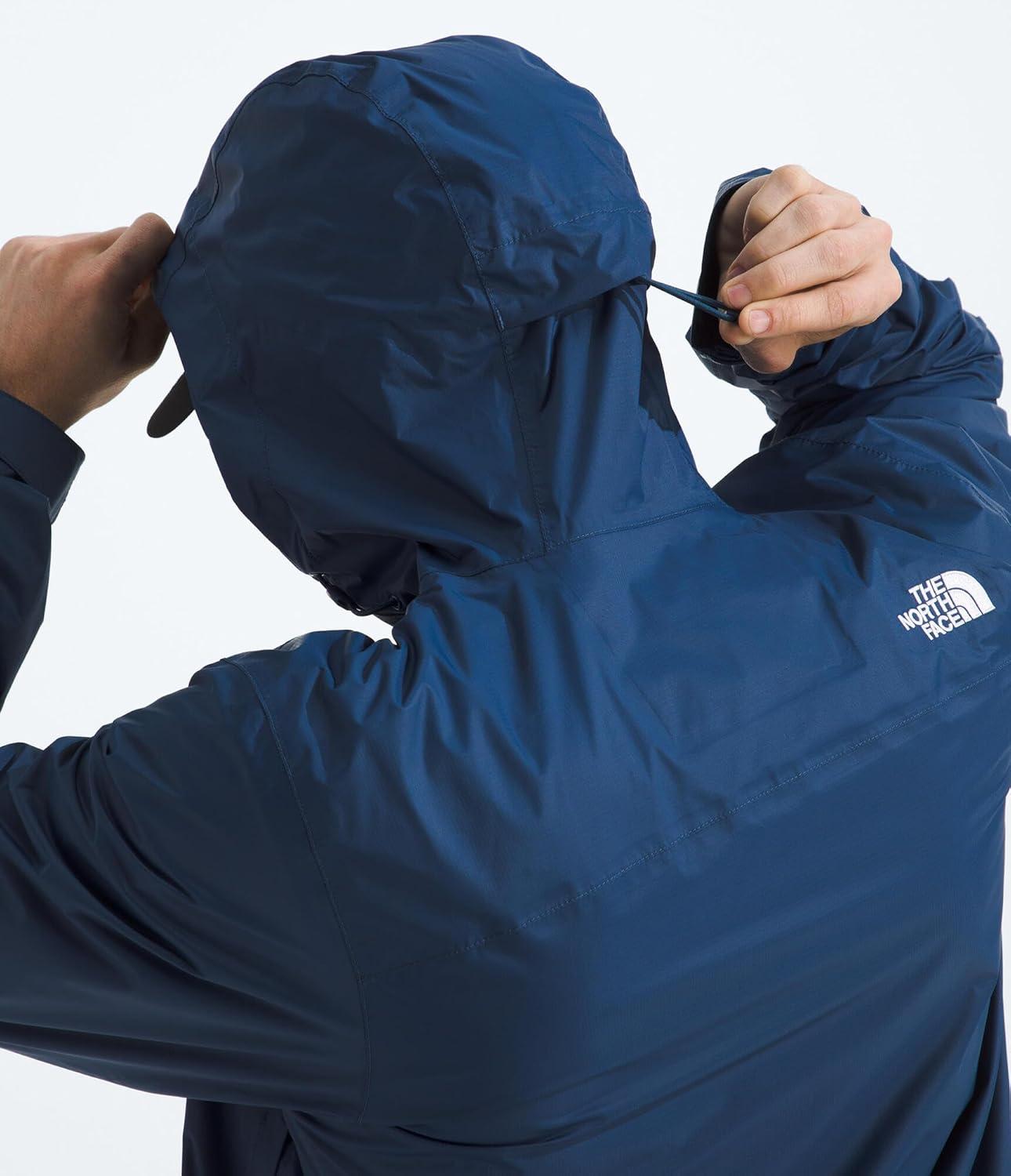 imageThe North Face mens Venture 2 Jacket Waterproof amp Windproof Hooded Raincoat Adjustable Hood Breathable PitzipsShady Blue