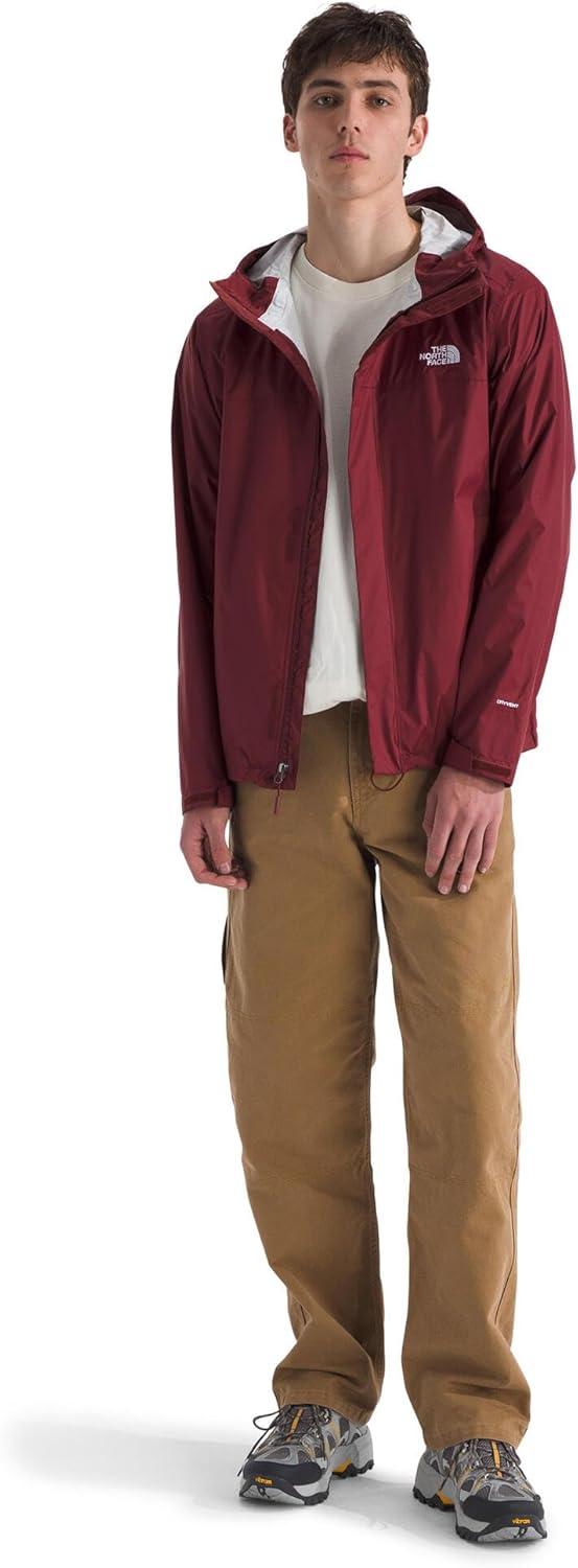 imageThe North Face mens Venture 2 Jacket Waterproof amp Windproof Hooded Raincoat Adjustable Hood Breathable PitzipsSumac