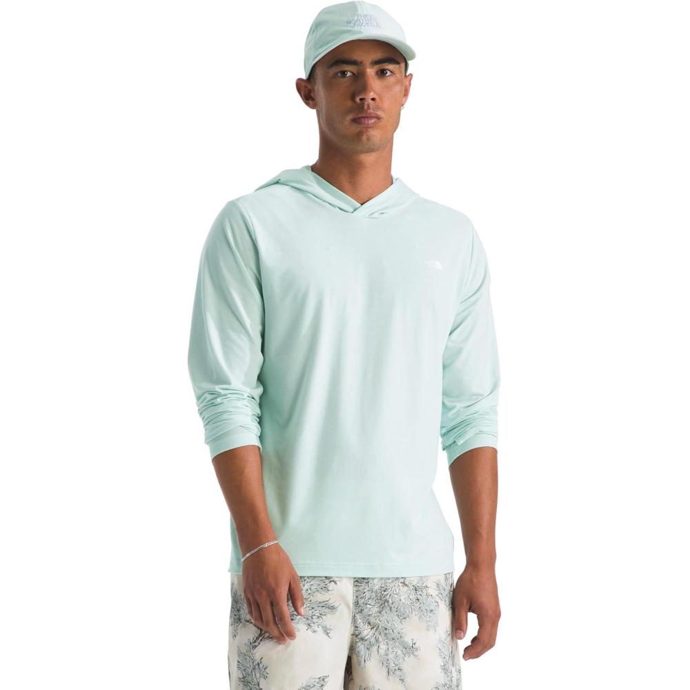imageTHE NORTH FACE Mens Adventure Sun Hoodie Light amp Breathable With Upf 40 Sun Protection amp 3piece HoodOpal Frost