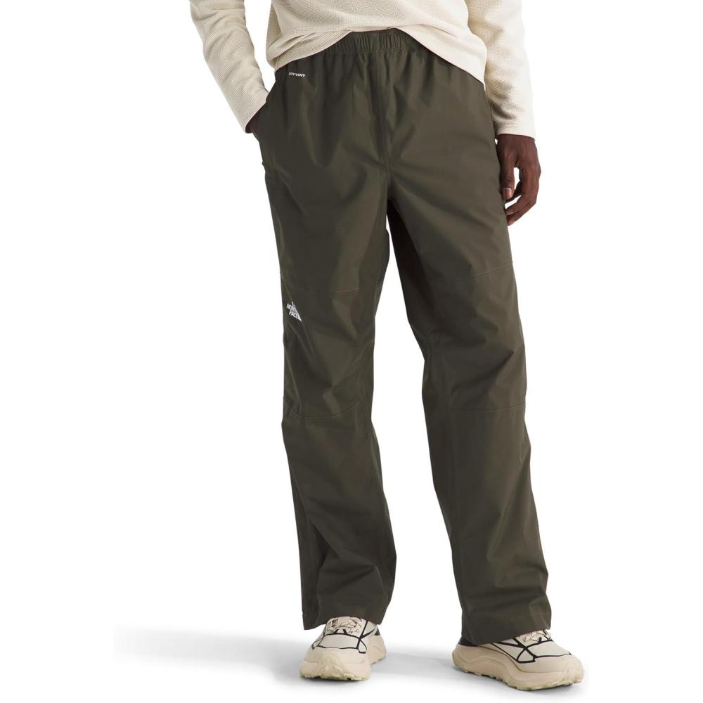 imageTHE NORTH FACE Mens Antora Rain Pant Waterproof Breathable Seamsealed Adjustable Internal DrawcordNew Taupe Green