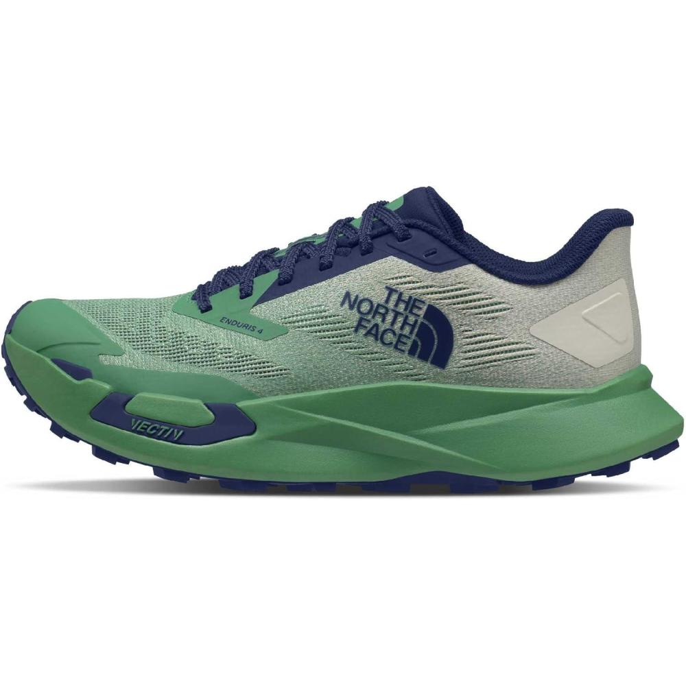 imageThe North Face Mens Vectiv Enduris 4 Trail Running Shoe CushionedDimmed AlgaeEagle Blue