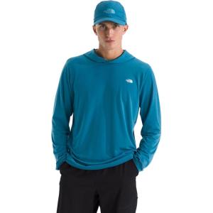 THE NORTH FACE Men’s Adventure Sun Hoodie | Light & Breathable With Upf 40+ Sun Protection & 3-piece Hood(Dusk Blue)