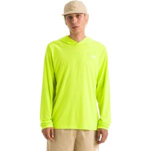 THE NORTH FACE Men’s Adventure Sun Hoodie | Light & Breathable With Upf 40+ Sun Protection & 3-piece Hood(Fizz Lime)