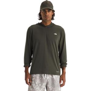 THE NORTH FACE Men’s Adventure Sun Hoodie | Light & Breathable With Upf 40+ Sun Protection & 3-piece Hood(New Taupe Green)