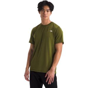 THE NORTH FACE Men’s Adventure Tee | Lightweight & Stretchy Shirt With Set-in Sleeves & Heat Transfer Logo(Forest Olive)