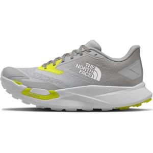 The North Face Mens Vectiv Enduris 4 Trail Running Shoe – Cushioned(High Rise Grey/Sulphur Spring Green)