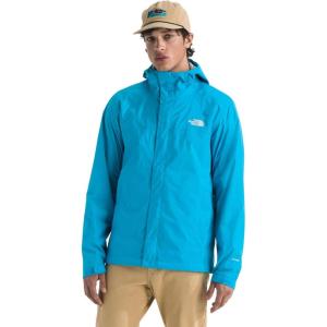 The North Face mens Venture 2 Jacket – Waterproof & Windproof Hooded Raincoat, Adjustable Hood, Breathable Pit-zips(Meridian Blue)