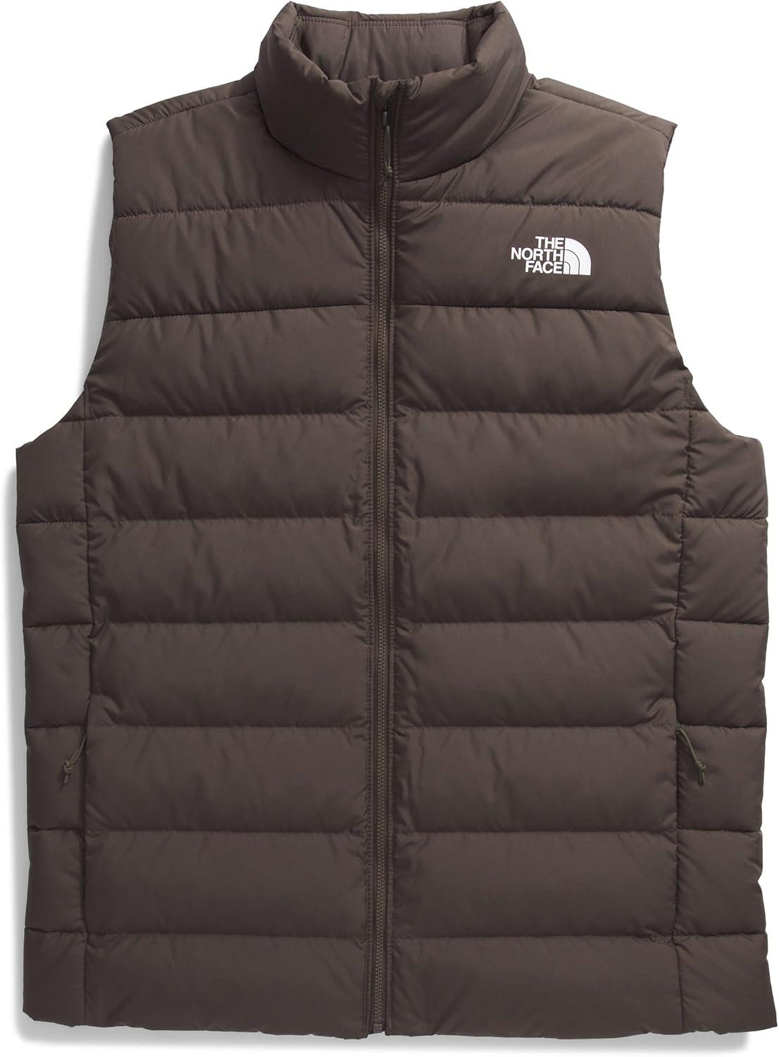 imageTHE NORTH FACE Mens Aconcagua 3 Insulated Vest Wind Resistant Water Repellent 600 Fill Waterfowl Down InsulationNew Taupe Green