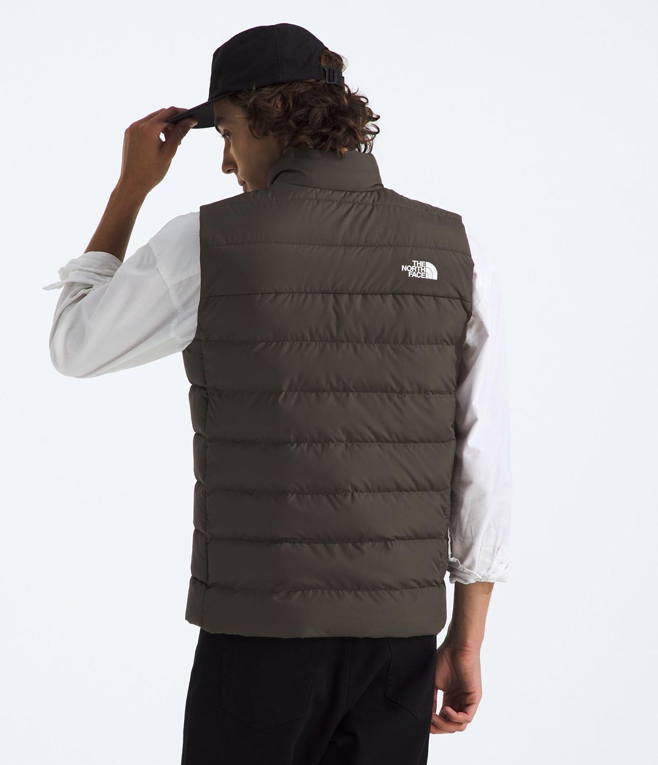 imageTHE NORTH FACE Mens Aconcagua 3 Insulated Vest Wind Resistant Water Repellent 600 Fill Waterfowl Down InsulationNew Taupe Green