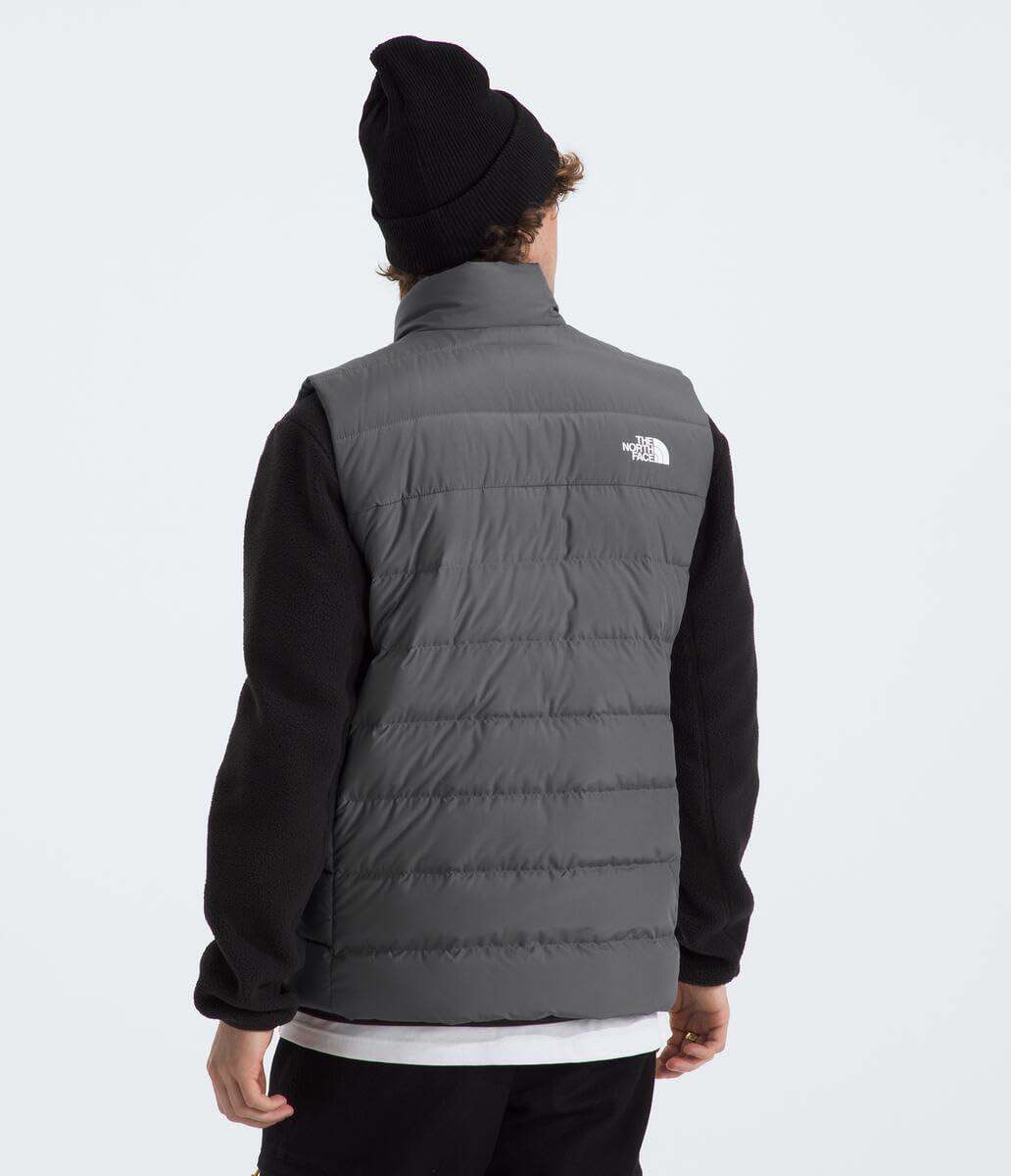 imageTHE NORTH FACE Mens Aconcagua 3 Insulated Vest Wind Resistant Water Repellent 600 Fill Waterfowl Down InsulationSmoked Pearl