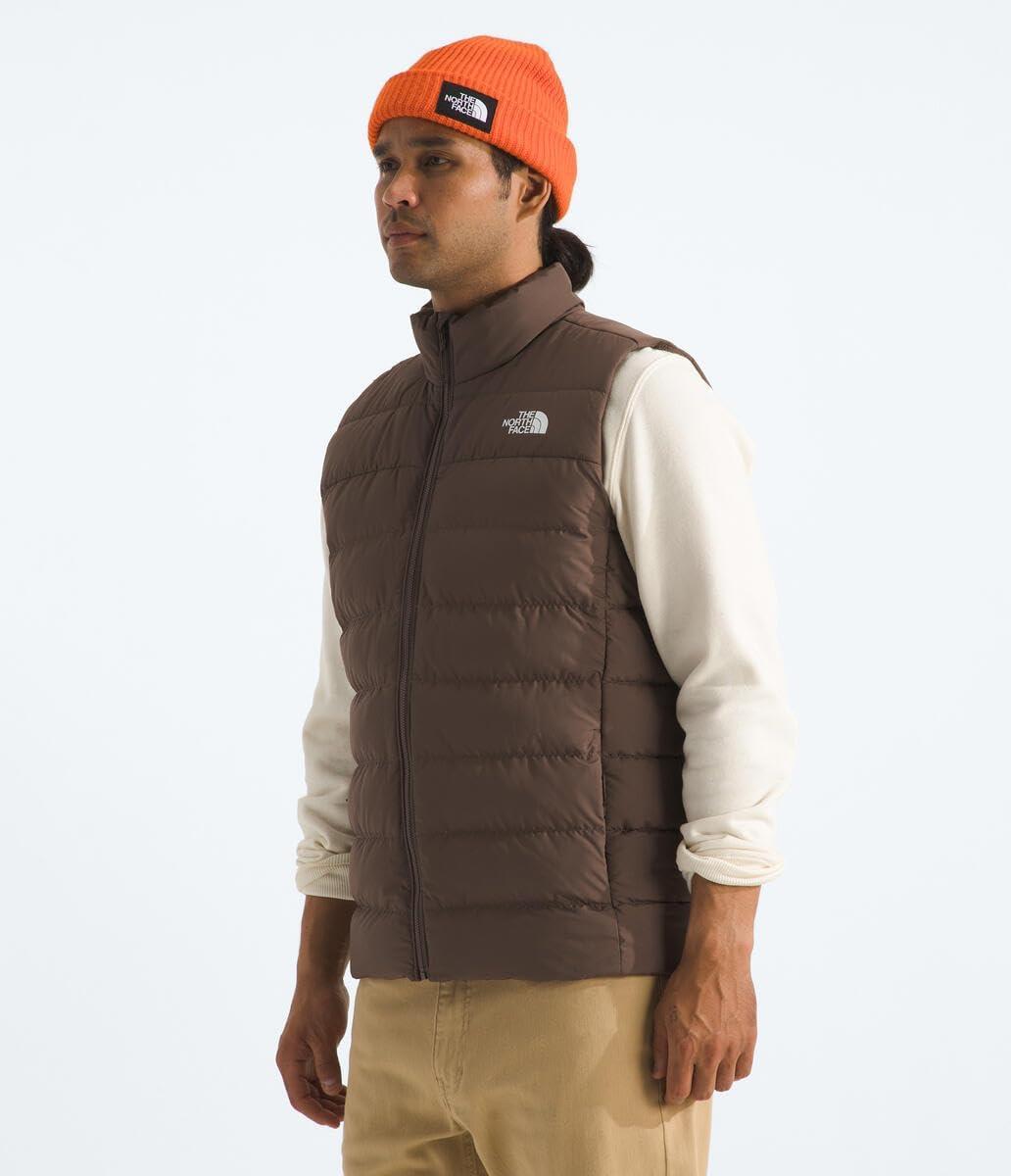 imageTHE NORTH FACE Mens Aconcagua 3 Insulated Vest Wind Resistant Water Repellent 600 Fill Waterfowl Down InsulationSmokey Brown