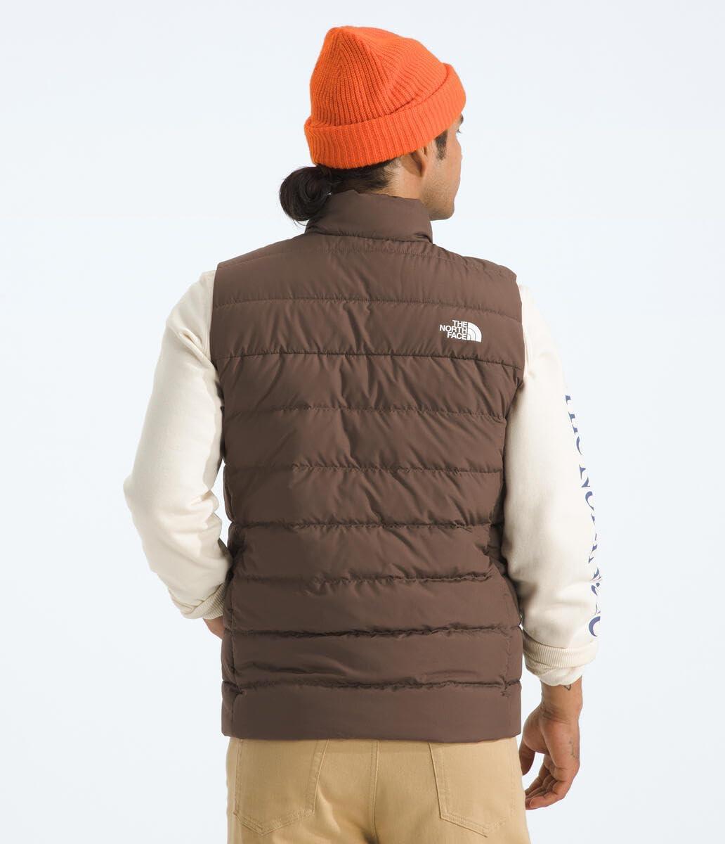 imageTHE NORTH FACE Mens Aconcagua 3 Insulated Vest Wind Resistant Water Repellent 600 Fill Waterfowl Down InsulationSmokey Brown