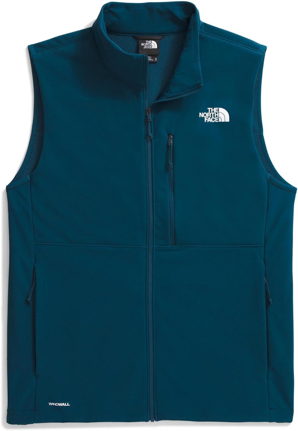imageTHE NORTH FACE Mens Apex Bionic 3 Windproof Vest Water amp Wind Resistant Softshell With Zippered Pockets Adjustable HemMidnight Petrol
