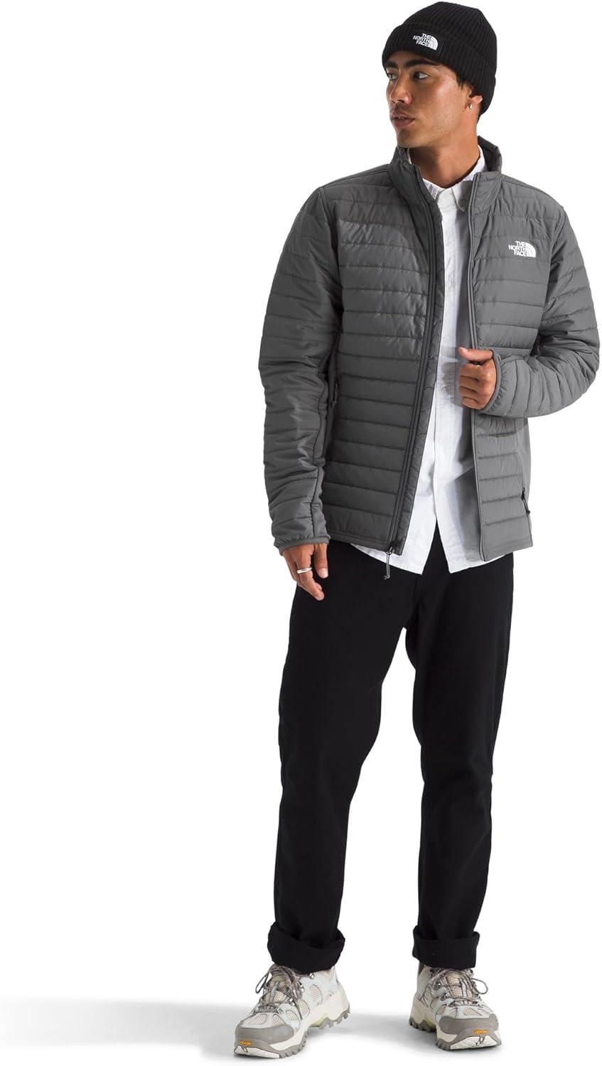 imageTHE NORTH FACE Mens Canyonlands Hybrid Jacket Water Resistant Top With Heatseeker Insulation Breathable Underarm PanelsSmoked Pearlnpf