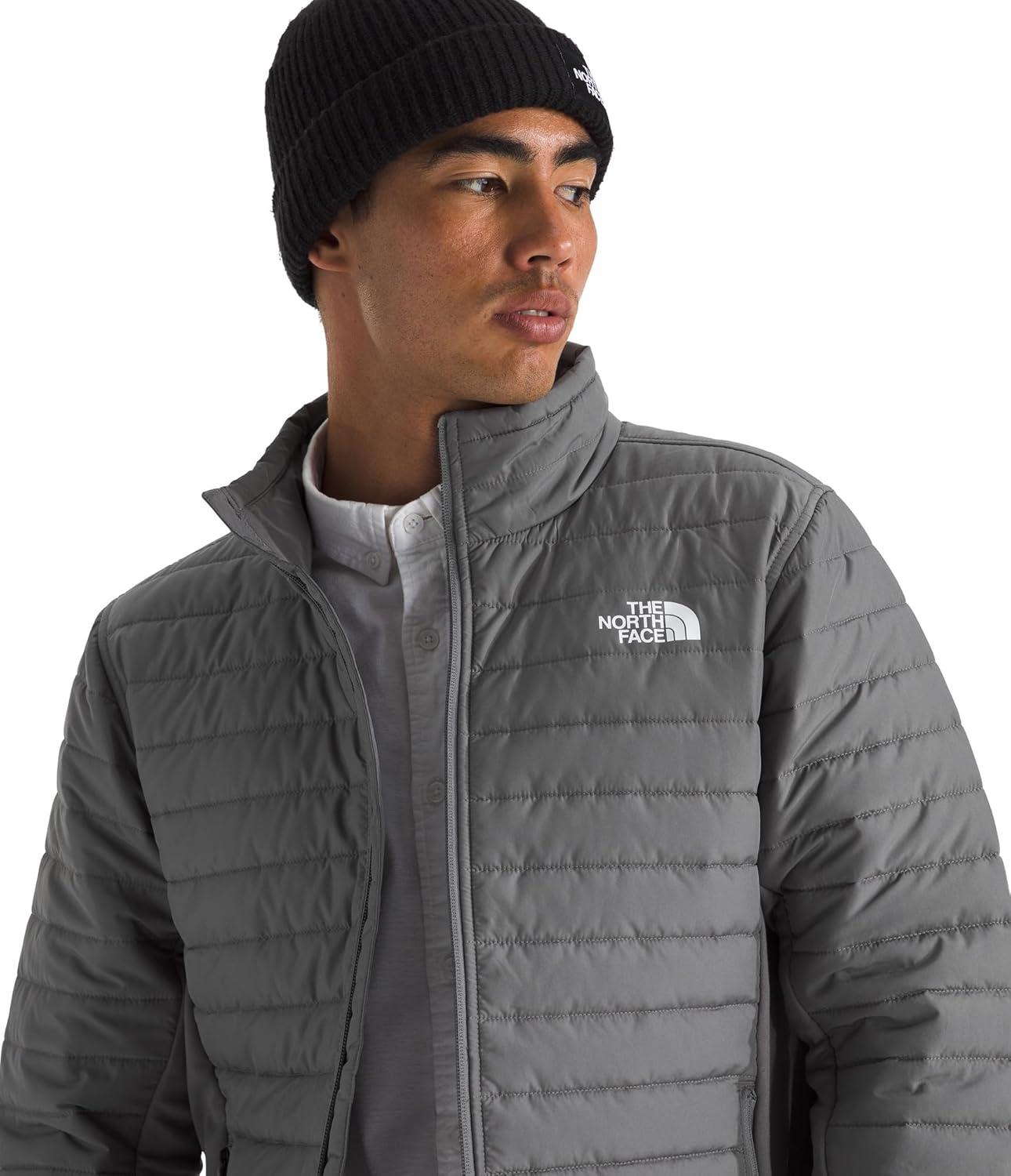 imageTHE NORTH FACE Mens Canyonlands Hybrid Jacket Water Resistant Top With Heatseeker Insulation Breathable Underarm PanelsSmoked Pearlnpf