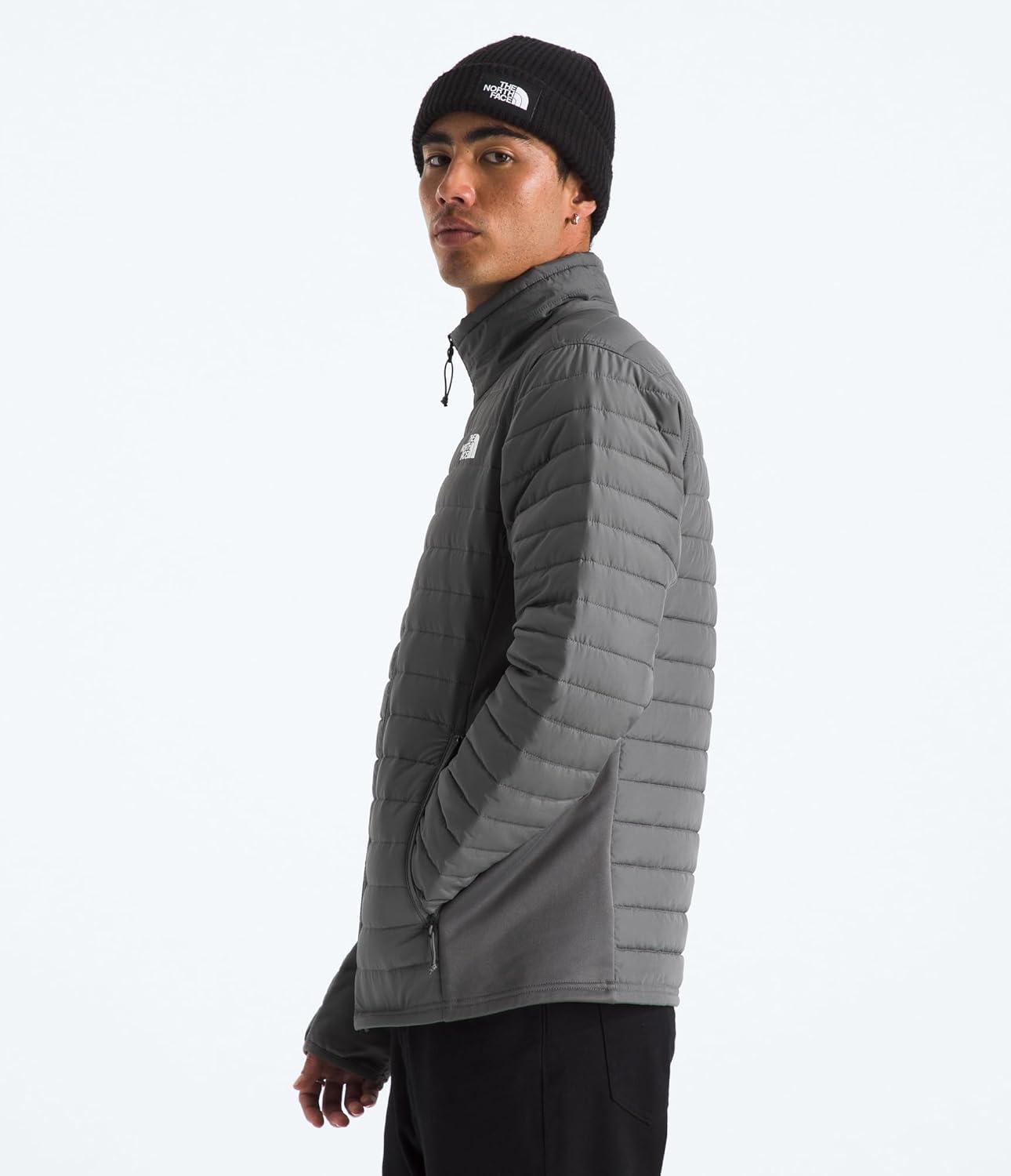 imageTHE NORTH FACE Mens Canyonlands Hybrid Jacket Water Resistant Top With Heatseeker Insulation Breathable Underarm PanelsSmoked Pearlnpf