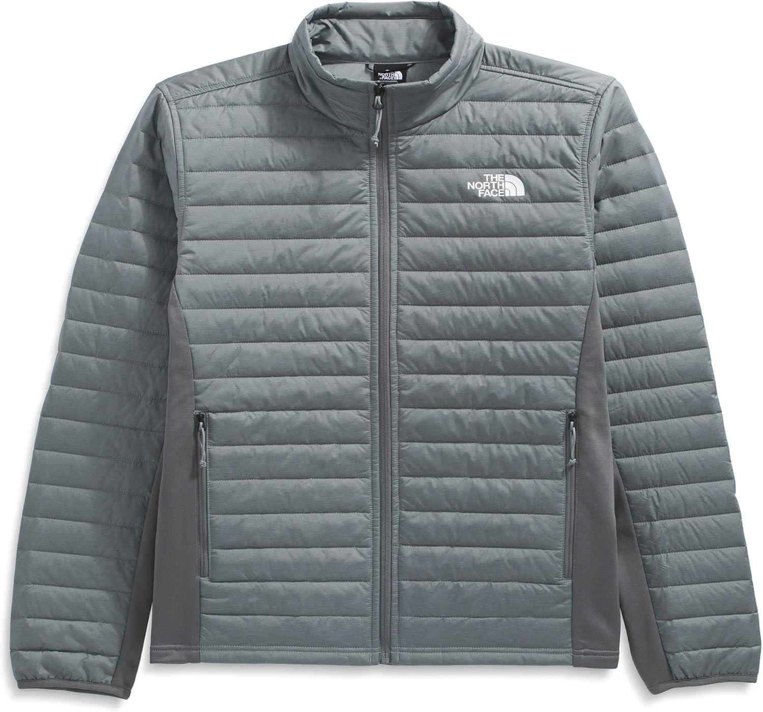 imageTHE NORTH FACE Mens Canyonlands Hybrid Jacket Water Resistant Top With Heatseeker Insulation Breathable Underarm PanelsTnf Medium Grey Heathernpf