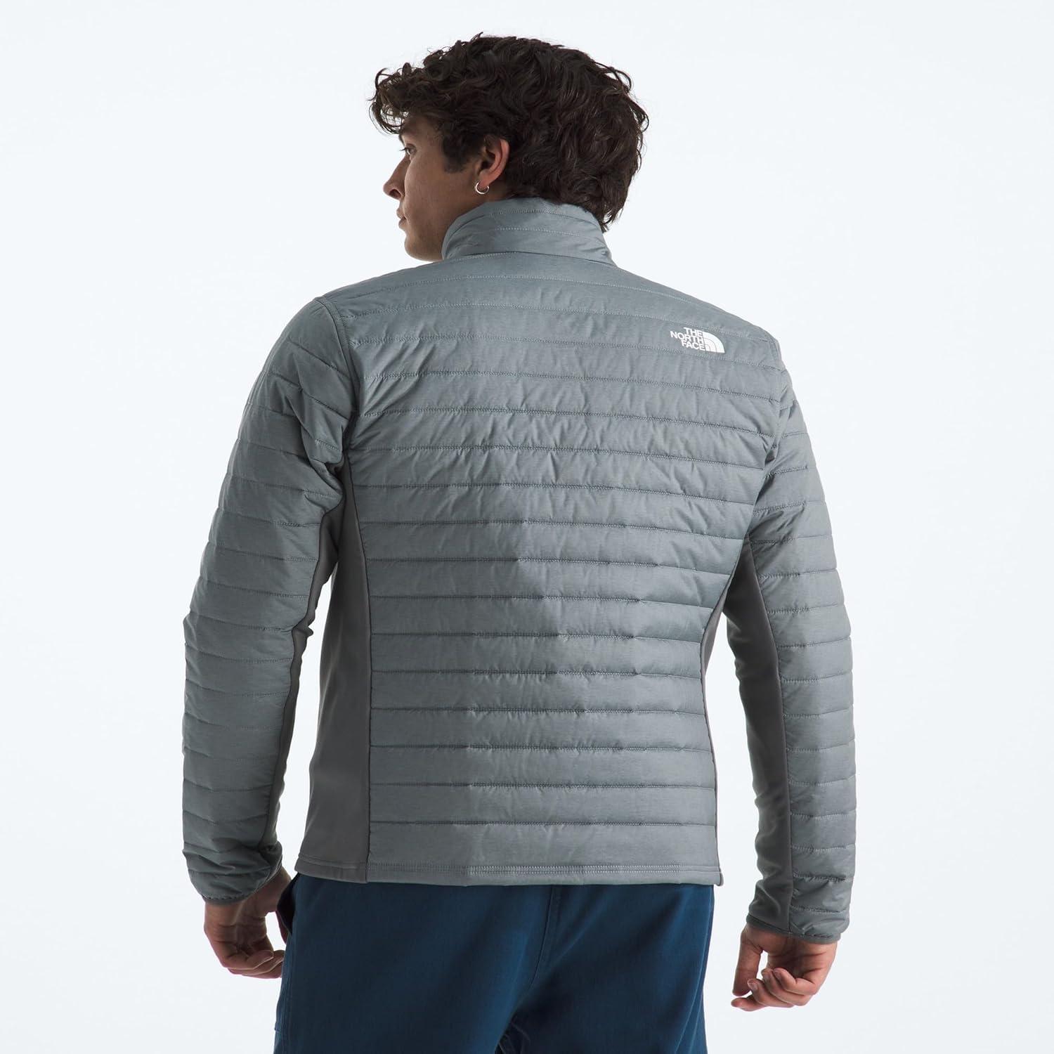 imageTHE NORTH FACE Mens Canyonlands Hybrid Jacket Water Resistant Top With Heatseeker Insulation Breathable Underarm PanelsTnf Medium Grey Heathernpf