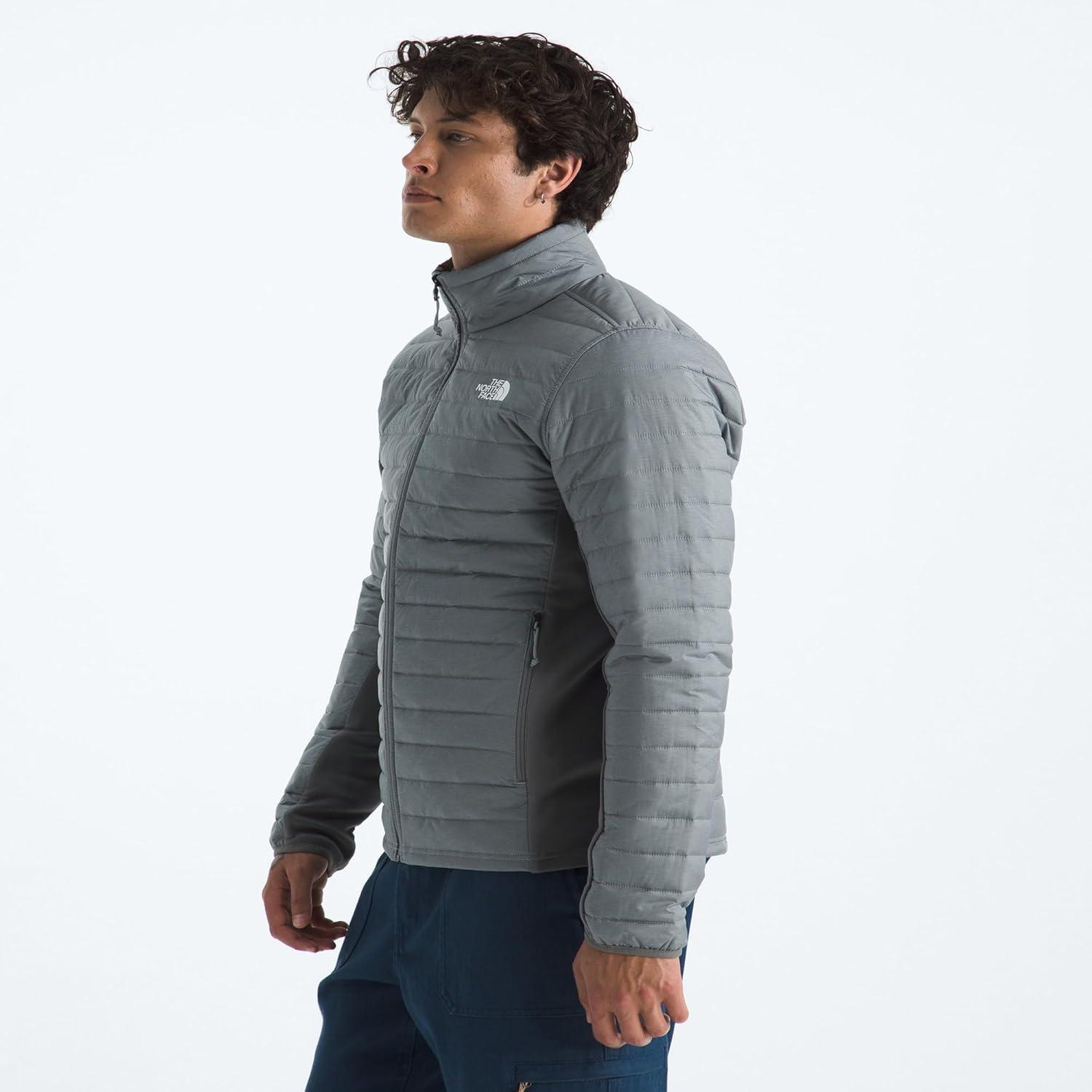 imageTHE NORTH FACE Mens Canyonlands Hybrid Jacket Water Resistant Top With Heatseeker Insulation Breathable Underarm PanelsTnf Medium Grey Heathernpf