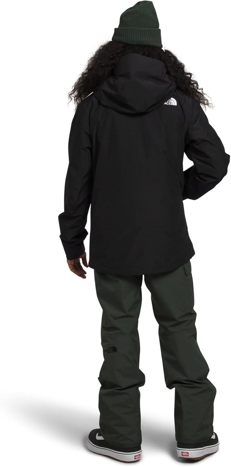 imageTHE NORTH FACE Mens Clement Triclimate Jacket Heatseeker Insulation amp Water Repellent Finish Helmet Compatible HoodTnf BlackAsphalt Greynpf