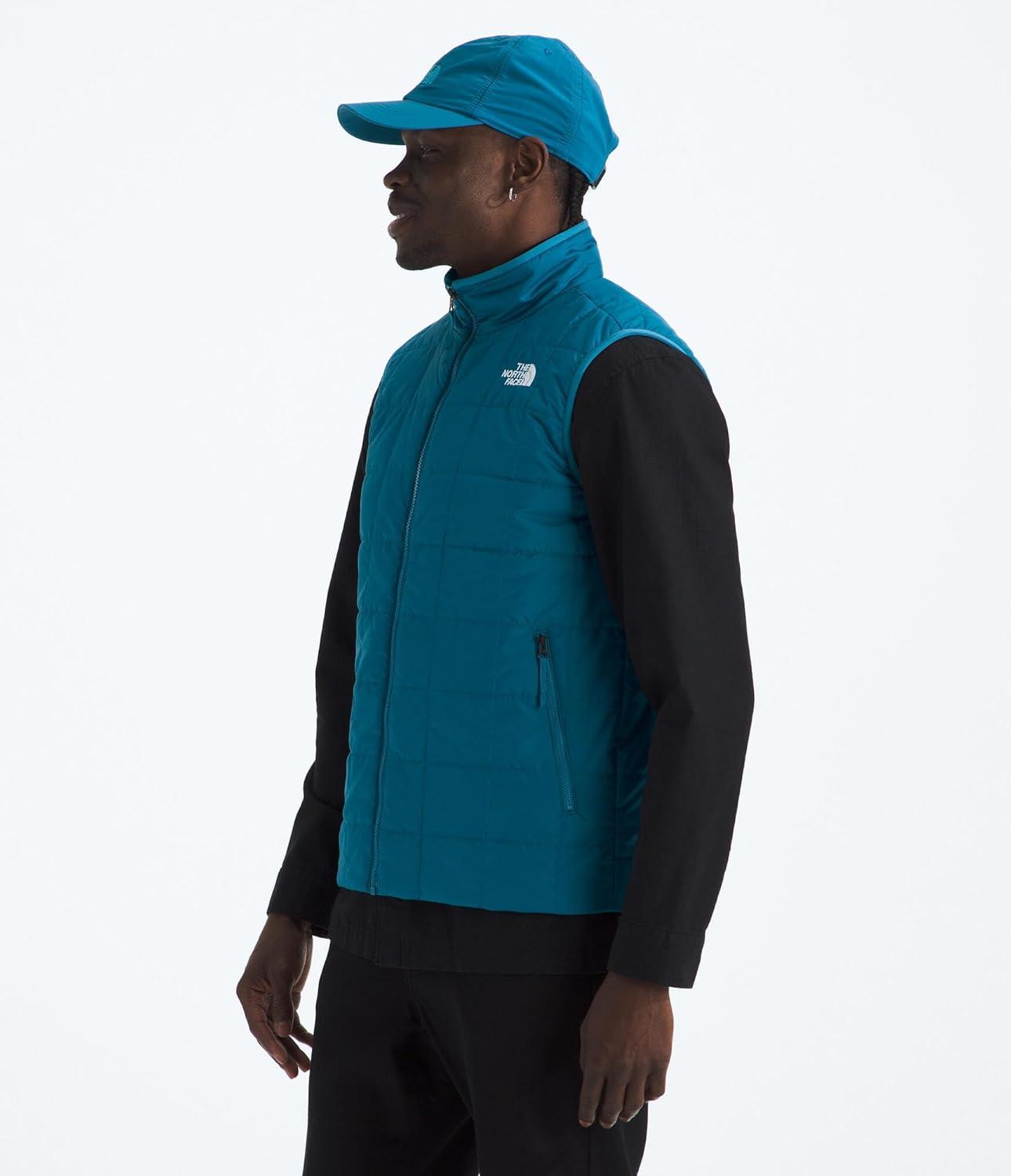 imageTHE NORTH FACE Mens Junction Insulated Vest Water Resistant With Heatseeker Insulation Stretch Bindings amp Zip PocketsDusk Blue