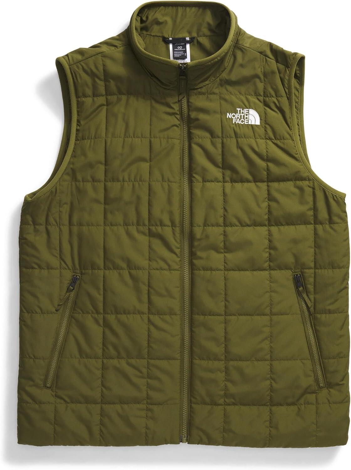 imageTHE NORTH FACE Mens Junction Insulated Vest Water Resistant With Heatseeker Insulation Stretch Bindings amp Zip PocketsForest Olive