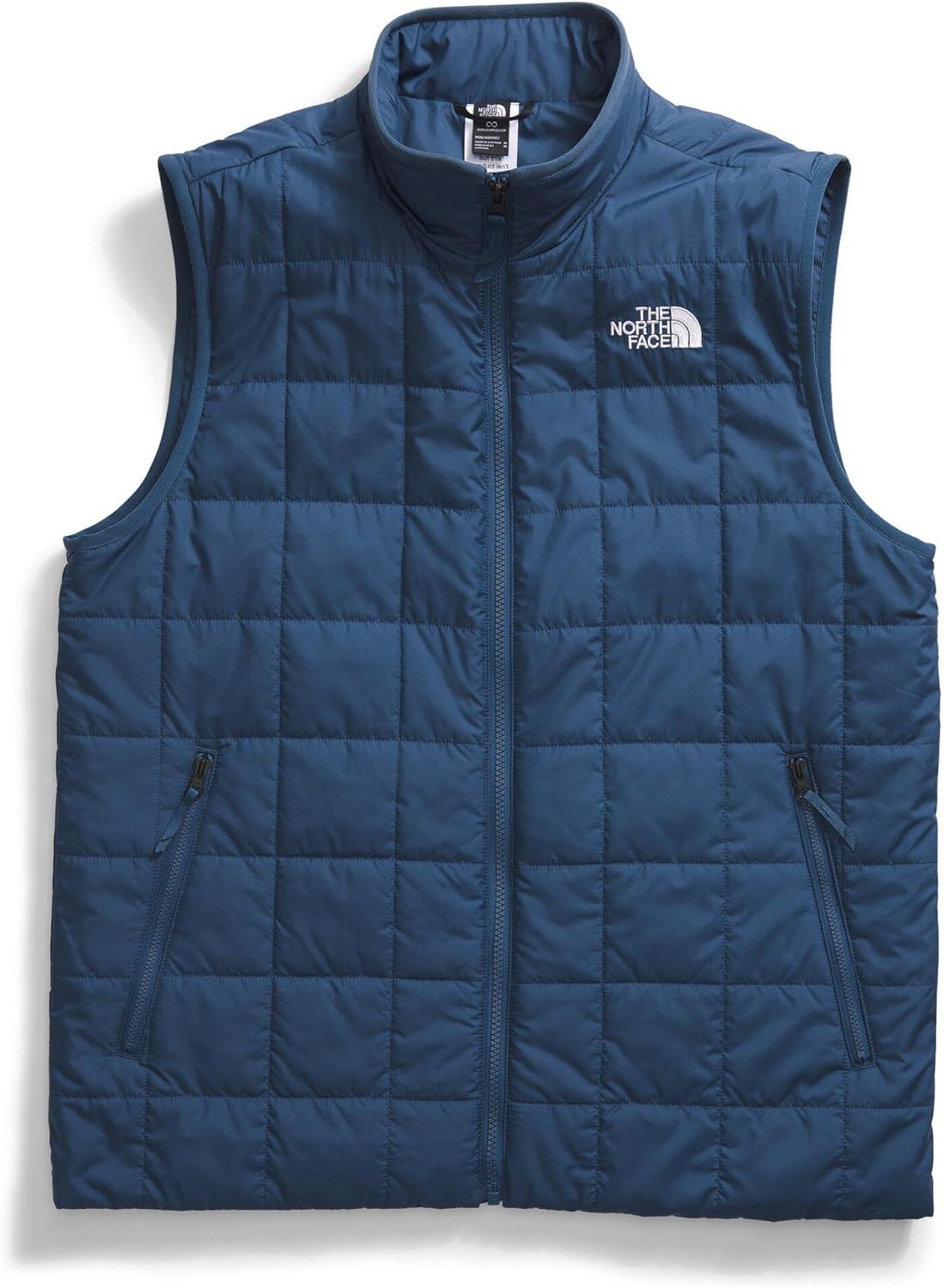 imageTHE NORTH FACE Mens Junction Insulated Vest Water Resistant With Heatseeker Insulation Stretch Bindings amp Zip PocketsShady Blue